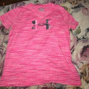 Underarmour pink T-shirt